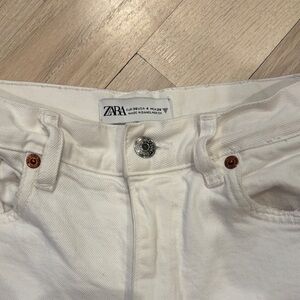 Zara White jeans Size 4